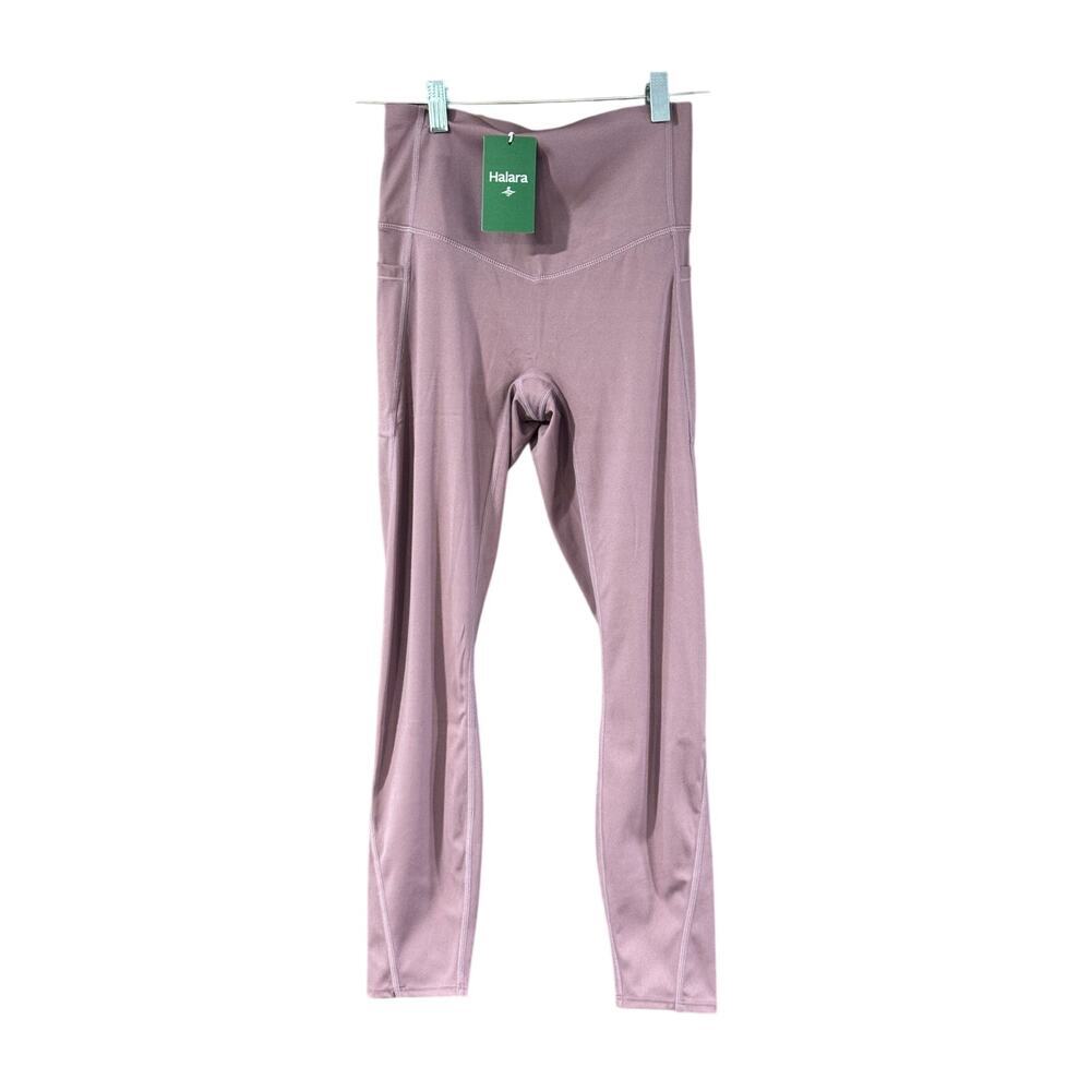 Halara high waist tummy control mauve pocket 7/8 shaping NWT legging women Small - Picture 2 of 7